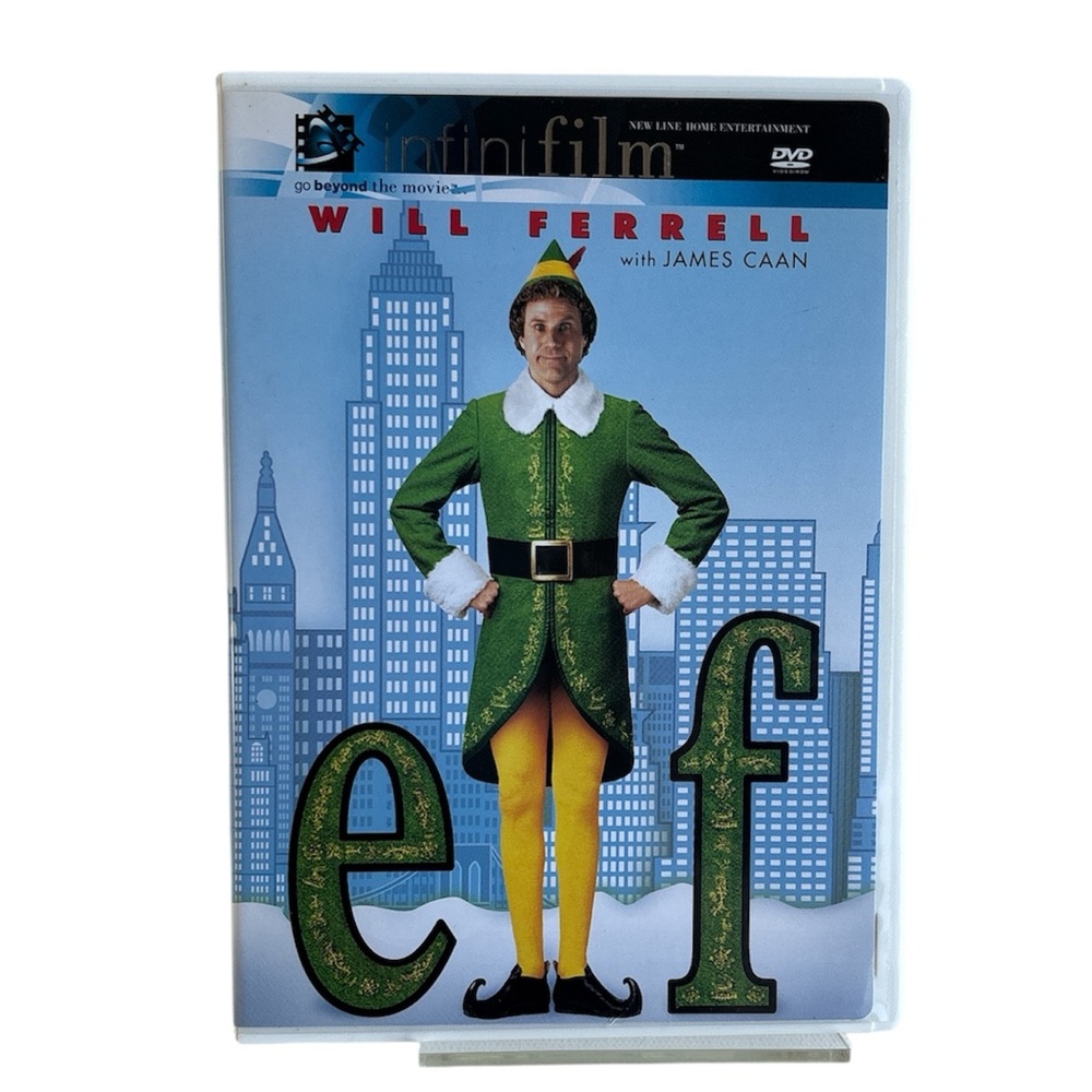 Elf Movie DVD Featuring Will Ferrell Iconic Classic Holiday Christmas Comedy